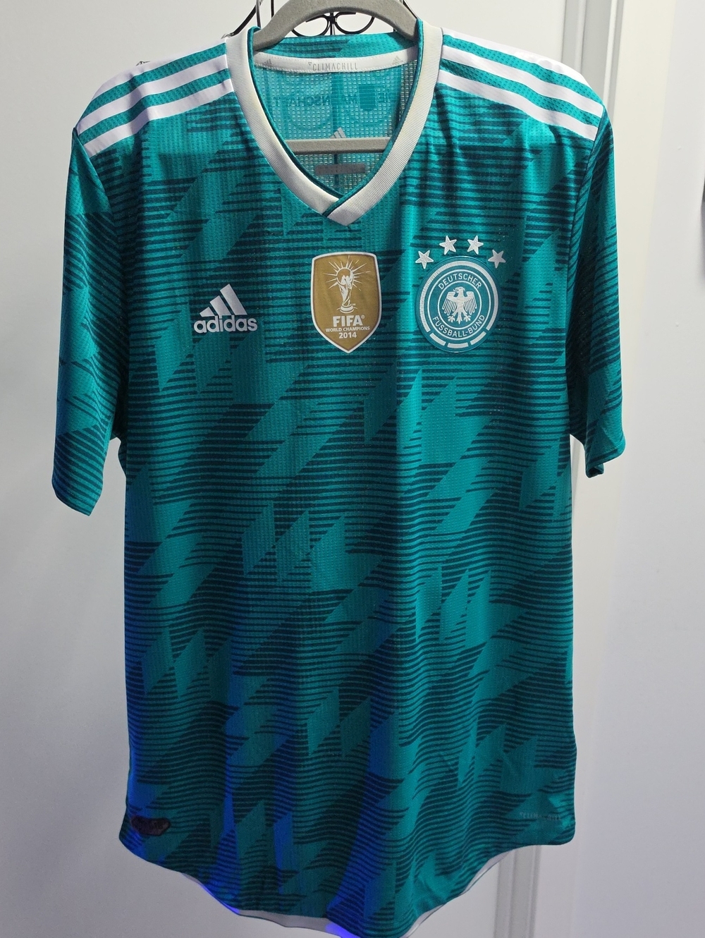 adidas Men’s Teal Green Germany FIFA Crest Jersey